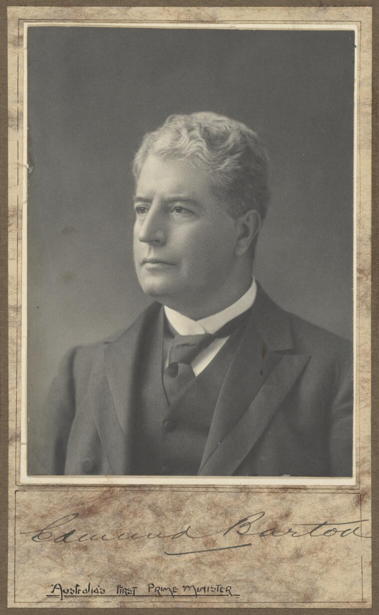 Portrait of Sir Edmund Barton [picture].