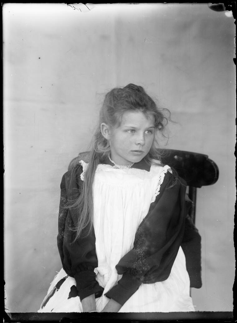 Photograph of Edith Honor Corkhill possibly aged 12