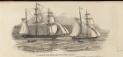 A barque and brig leaving Port Jackson