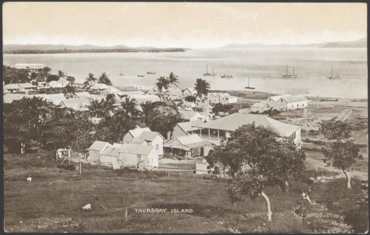 [View of the town taken from Military Hill], Thursday Island, [ca.1917-1920]