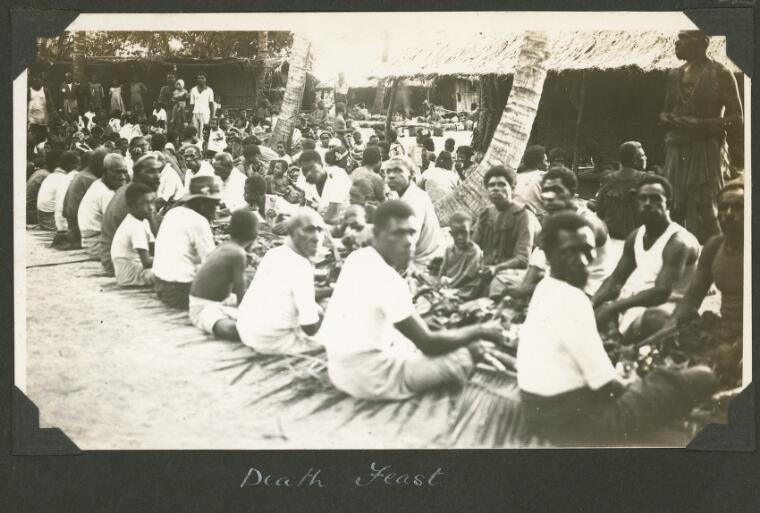 Death feast, Meer Island, Queensland, ca. 1928