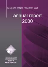 Thumbnail - Business Ethics Research Unit annual report 2000.