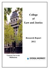 Thumbnail - College of Law and Justice research report 2012