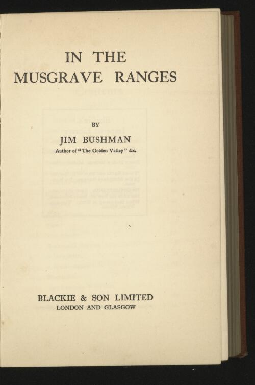 In the Musgrave Ranges / by Jim Bushman