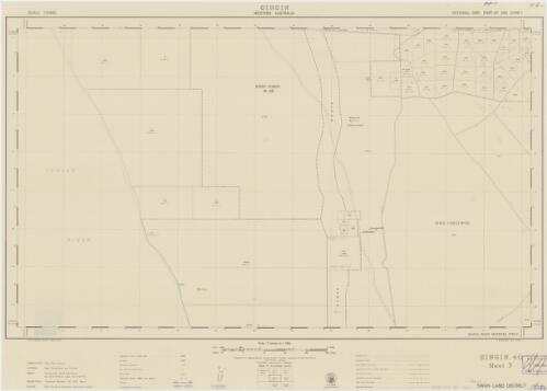 [Western Australia 1:31 680 cadastral map series]. Gingin 40, Sheet 3, Swan Land District [cartographic material] / prepared by the Mapping Branch, Surveyor General's Division, Department of Lands and Surveys