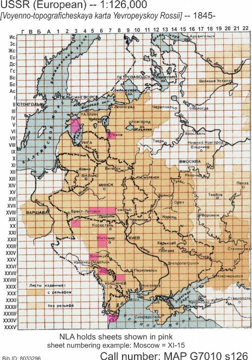 [Voyenno-topograficheskaya karta Yevropeyskoy Rossii] / Korpus voennykh topografov