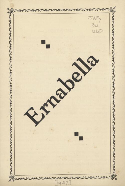 Ernabella / by Rev. J. R. B. Love ; by Dr. Lewis J. Balfour