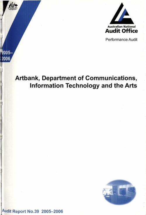 Artbank, Department of Communications, Information Technology and the Arts / the Auditor-General