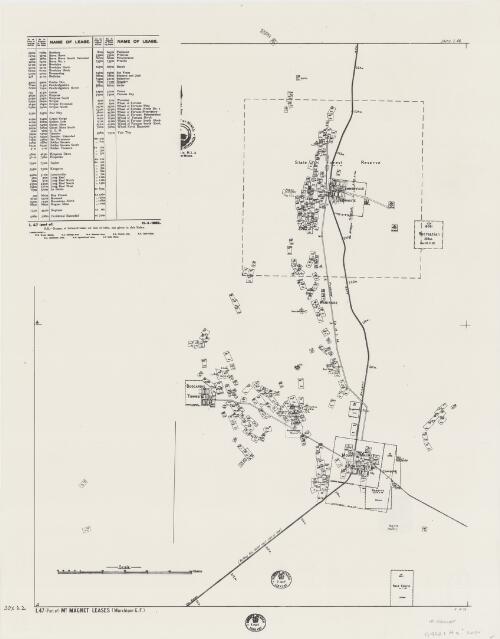 [Western Australia gold mining leases]. L 47 (part of), Mt. Magnet leases (Murchison G.F.) [cartographic material] / Department of Mines, Western Australia