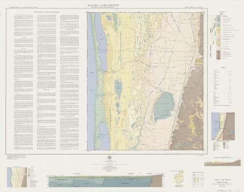 Harvey-Lake Preston [cartographic material] / compiled and published by Geological Survey of Western Australia