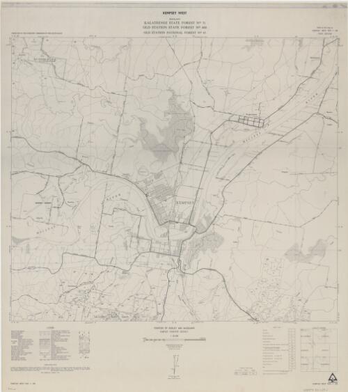 Kempsey West [cartographic material] / Produced by the Forestry Commission of New South Wales