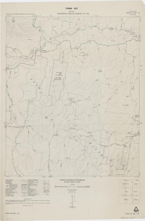 Tarana East [cartographic material] / Produced by the Forestry Commission of New South Wales