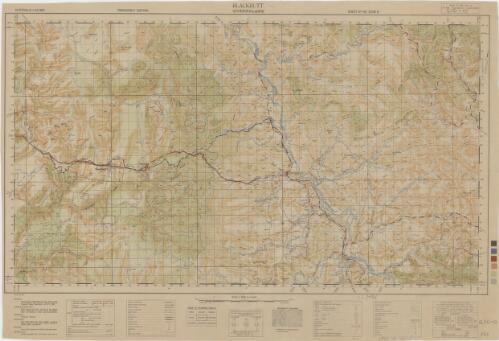 Blackbutt, Queensland / surveyed & compilation: From survey and office records by the Survey Office, Department of Public Lands, Queensland ; Drawing: Survey Office, Department of Public Lands, Queensland ; reproduction: L.H.Q. Cartographic Coy., Aust. Survey Corps, Oct 44