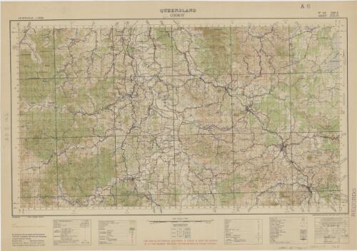 Cooroy, Queensland / surveyed in Oct. 1942 by 3 Aust. Field Survey Coy. ; reproduced by 2 1 Aust. Army Topo. Svy. Aug. 42