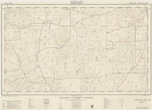 [Western Australia 1:31 680 cadastral map series]. Youraling 40, Sheet 4 (Avon Land District) [cartographic material] / prepared by the Mapping Branch, Department of Lands and Surveys