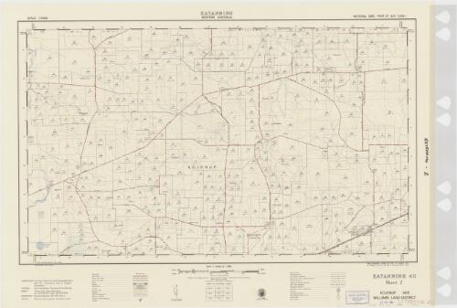 [Western Australia 1:31 680 cadastral map series]. Katanning 40, Sheet 2 (Kojonup and Williams land districts) [cartographic material] / prepared by the Mapping Branch, Surveyor General's Division, Department of Lands and Surveys