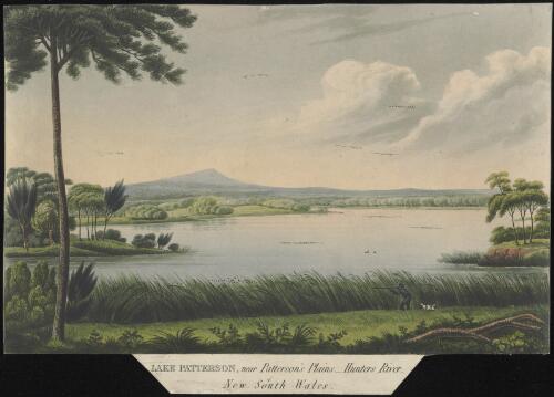 Lake Patterson, near Patterson's Plains, Hunters River, New South Wales / Joseph Lycett