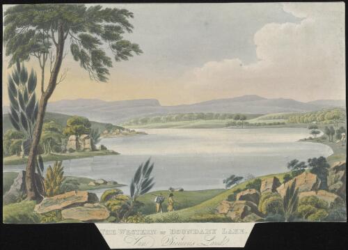The Western or Boundary Lake, Van Diemen's Land / Joseph Lycett