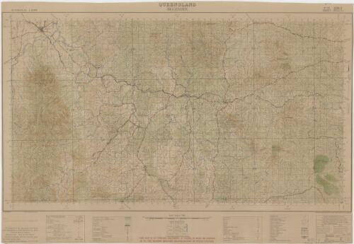 Biggenden, Queensland / reproduced by 2/1 Aust. Army Topo. Survey Coy., Dec. '42 ; surveyed in November 1942 by 2 Aust. Field Survey Coy. R.A.E. by plane table