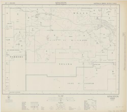 R.F. 1:250 000 : [Western Australia cadastral series]. SG 51-10 Zone 2, Kingston, Western Australia [cartographic material] / Western Australia Dept. of Lands & Surveys, Surveyor Generals Division