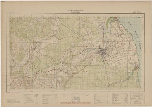Bundaberg, Queensland / reproduced by 2/1 Aust. Army Topo. Survey Coy., Jan. '43 ; surveyed in Nov. 1942 by 2 Aust. Field Survey Co