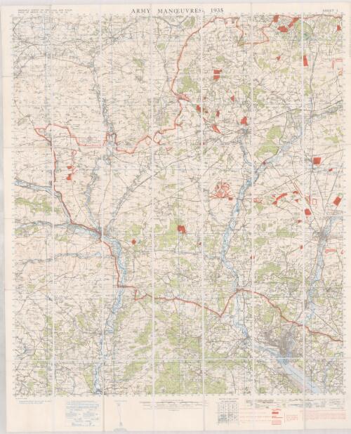 Army manœuvres 1935 / Ordnance Survey 1935