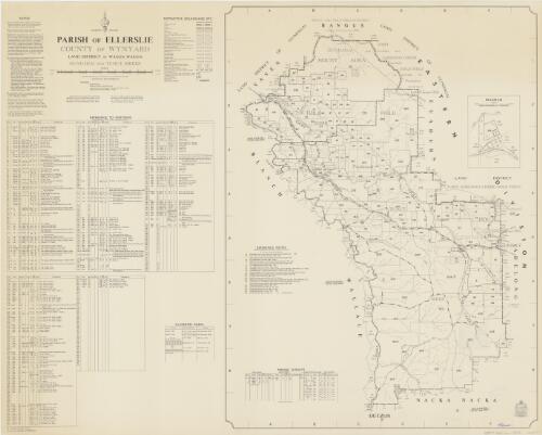 Parish of Ellerslie, County of Wynyard [cartographic material] : Land District of Wagga Wagga, Gundagai and Tumut Shires / compiled, drawn & printed at the Department of Lands, Sydney, N.S.W