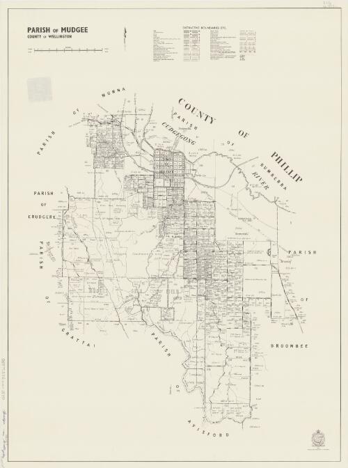 Parish of Mudgee, County of Wellington [cartographic material] / printed & published by Dept. of Lands Sydney
