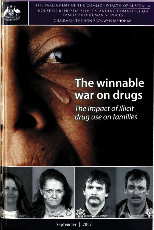 The winnable war on drugs : the impact of illicit drug use on families / Standing Committee on Family and Human Services