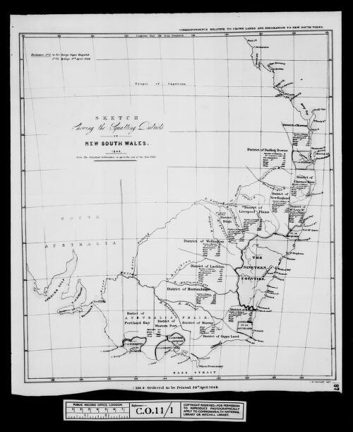Australia: Memoranda, 1845-1858 [microform]/ as filmed by the AJCP