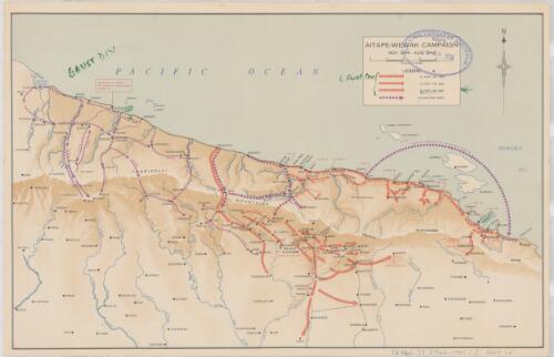 Aitape-Wewak campaign [cartographic material] : Nov. 1944-Aug. 1945