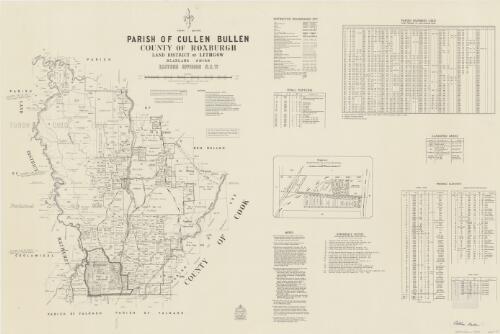 Parish of Cullen Bullen, County of Roxburgh [cartographic material] : Land District of Lithgow, Blaxland Shire, Eastern Division N.S.W / compiled, drawn & printed at the Department of Lands, Sydney, N.S.W