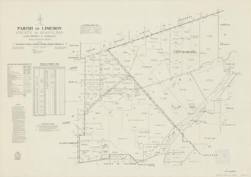 Parish of Limebon, County of Stapylton [cartographic material] : Land District of Warialda, Boolooroo Shire / compiled, drawn & printed at the Department of Lands, Sydney, N.S.W