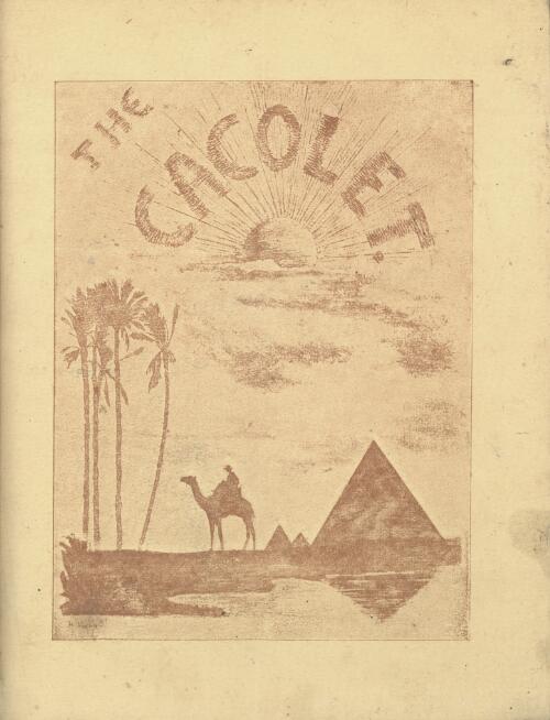 The Cacolet : journal of the Australian Camel Field Ambulance