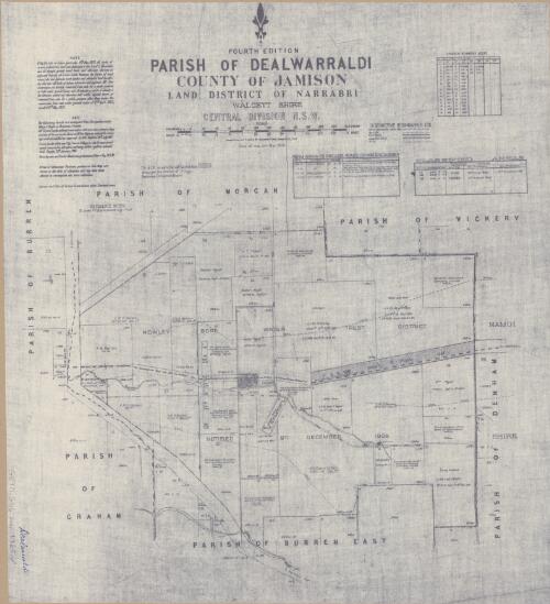 Parish of Dealwarraldi, County of Jamison, Land District of Narrabri, Walgett Shire, Central Division N.S.W. / compiled, drawn and printed at the Department of Lands, Sydney, N.S.W., 1925
