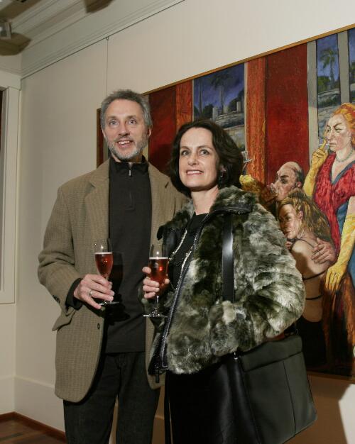 Graeme Hudson and Leanne Gray of Silo Bakery, Canberra, attending the Food for Thought forum, National Portrait Gallery, Canberra, 5 March 2005 [picture] / Loui Seselja
