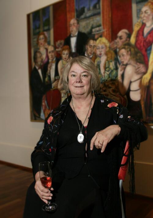 Marion Halligan attending the Food for Thought forum, National Portrait Gallery, Canberra, 5 March 2005 [picture] / Loui Seselja