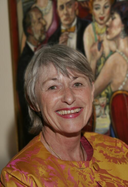 Barbara Santich attending the Food for Thought forum, National Portrait Gallery, Canberra, 5 March 2005 [3] [picture] / Loui Seselja