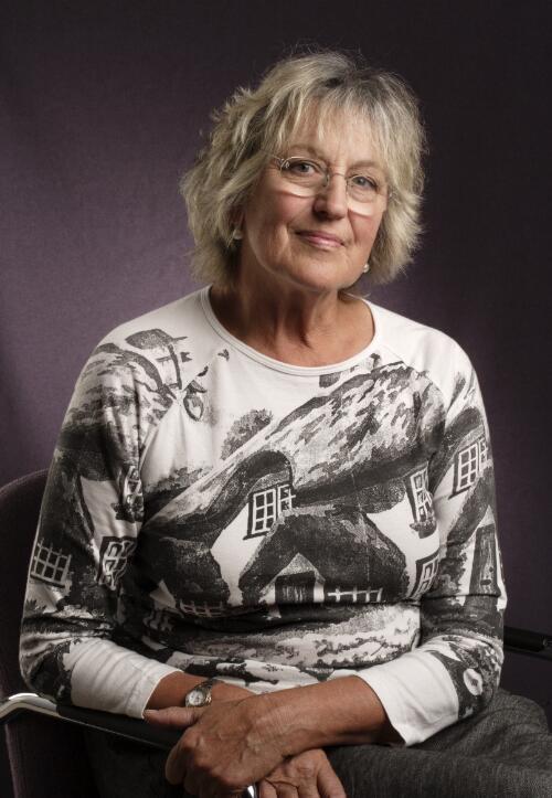 Collection of photographs of Germaine Greer during her visit to the National Library of Australia, 2 November 2005 / Damian McDonald
