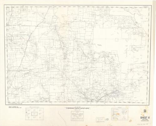 [Western Australia] 1:633 600, 10 mile topographical series. Sheet 8, Wiluna [cartographic material] / prepared by the Mapping Branch, Surveyor General's Division, Department of Lands and Surveys