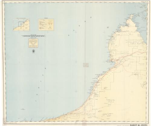 [Western Australia] 1:633 600, 10 mile topographical series. Sheet 16, Broome [cartographic material] / cartography and lithographic colour plates by the Chief Draughtsman's Branch, Department of Lands and Surveys