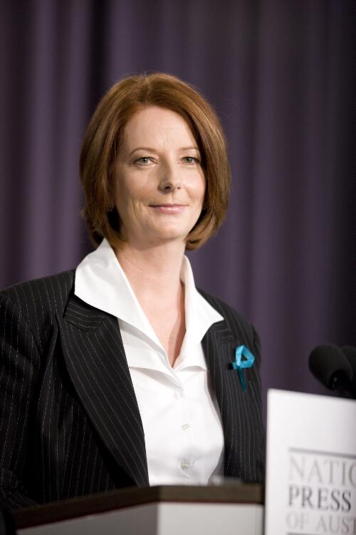Julia Gillard, Deputy Prime Minister of Australia at the National Press Club, Canberra, 24 February 2010, 2 [picture] / Sam Cooper