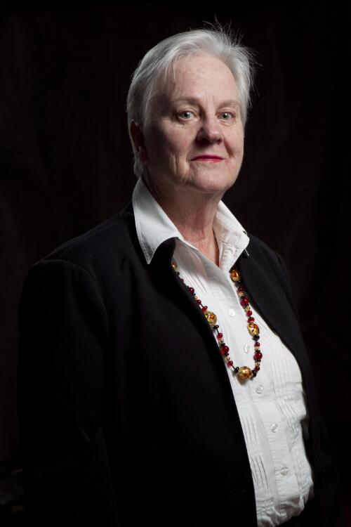 Portrait of Mary Hiscock during an oral history interview with Kim Rubenstein at the National Library of Australia, 29 August 2011 / Sam Cooper