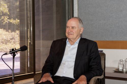 Ross Garnaut during his interview at the National Library of Australia, 13 December 2012 / Craig Mackenzie