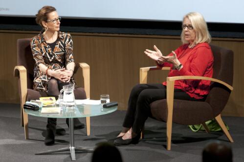 Virginia Haussegger and Anne Summers at the National Library of Australia, 27 October 2013, 2 / Craig MacKenzie