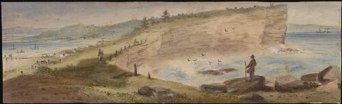 The Gap, Watson's Bay, Sydney, scene of the wreck "Dunbar" [picture] / S.T.G
