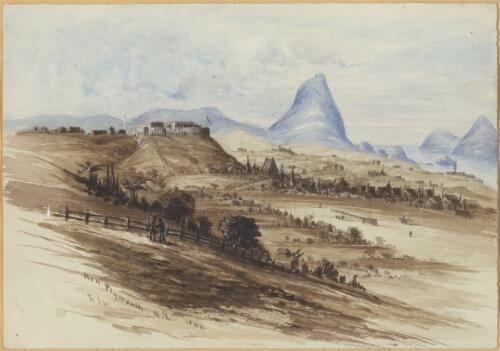 New Plymouth, N.Z., 1864 [picture] / H.J.W