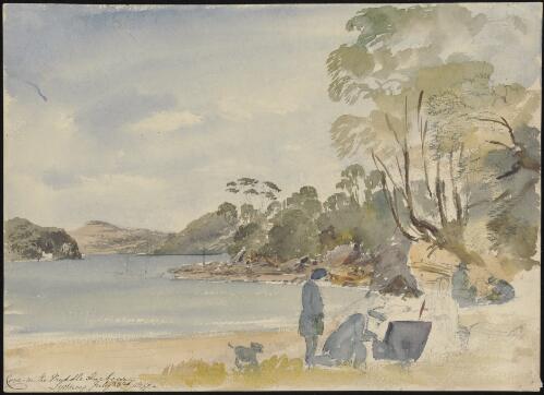 Cove in the Middle Harbour, Sydney, July 23rd, 1847 [picture] / [Charles Edward Stanley]