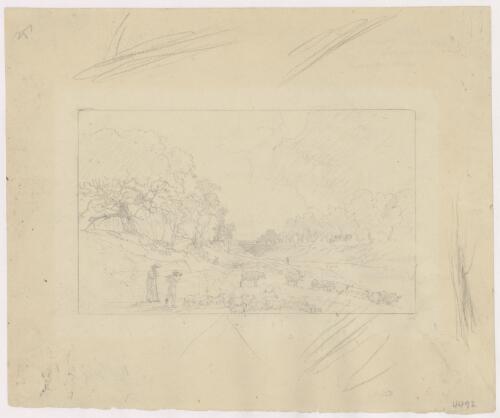 [Study for The River Darling] [picture] / [Thomas Mitchell]