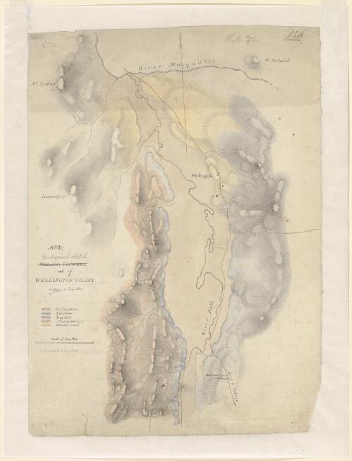 Geological sketch of Wellington, 5 July 1830 [picture] / T.L.M